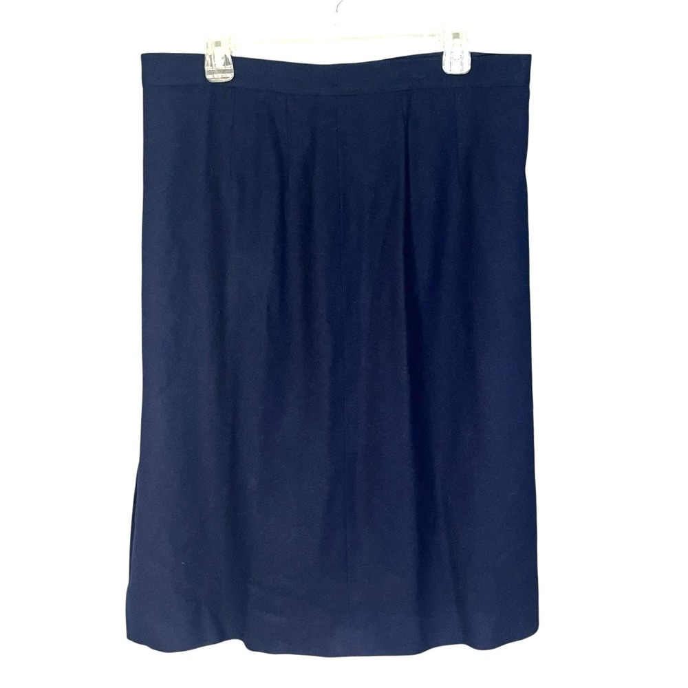 Pendleton Vintage Women's‎ Blue Pencil Skirt Wool Lined 16W USA Made